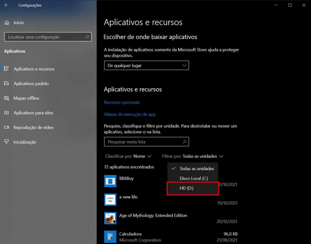 Como Remover WindowsApp